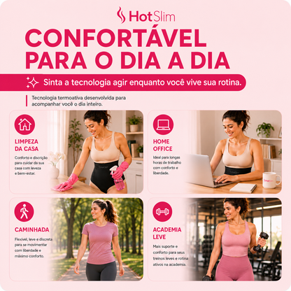 HotSlim™ Original - Shorts Modelador de Efeito Sauna para Redução de Medidas
